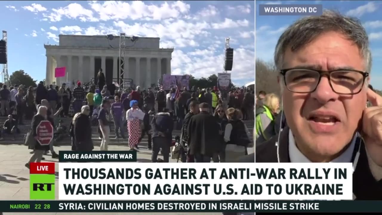 2023-02-20 Rage Against The War Machine’ rally takes place in Washington