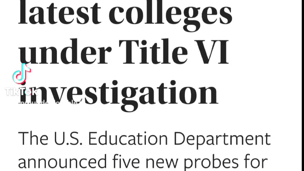 Ivy Leagues under investigation