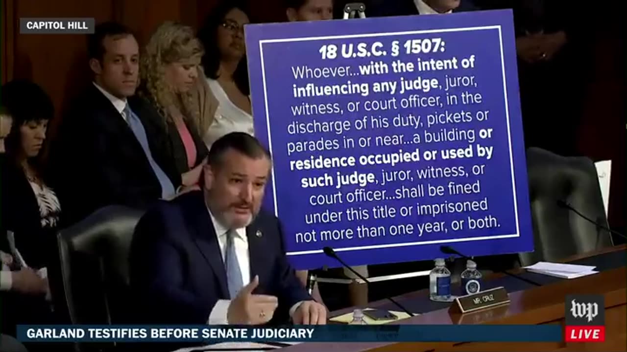 Ted Cruz Drops Truth Bombs on Merrick Garland for Ignoring threats against SCOTUS justices: