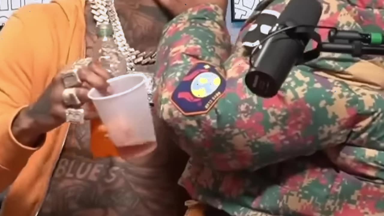 CHRISEAN CHECKING BLUE IN THE FACE