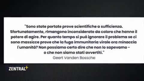 Il Virologo G. Vanden Bossche si esprime sui vaccini contro il Covid-19