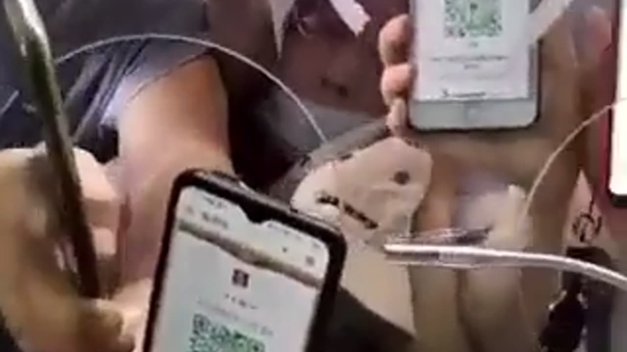 China: A green QR code is required to access public transport, shops and work.