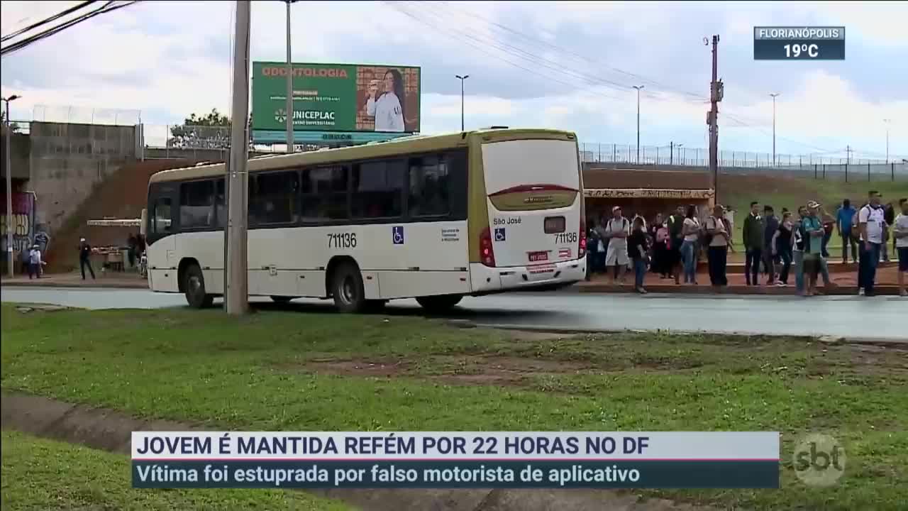 estuprada e mantida refém por 22 horas no Distrito Federal