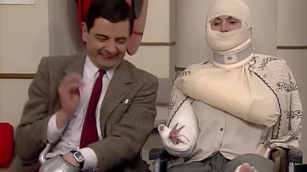 Mr Bean funny clips 1 | Hospital scene