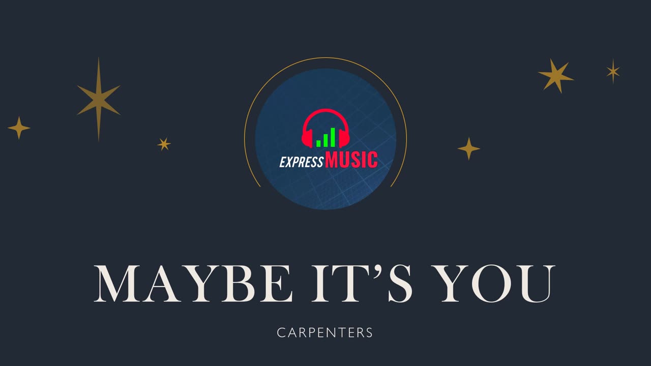 Maybe It's You I Carpenters I karaoke with Lead Vocal I ExpressMusic