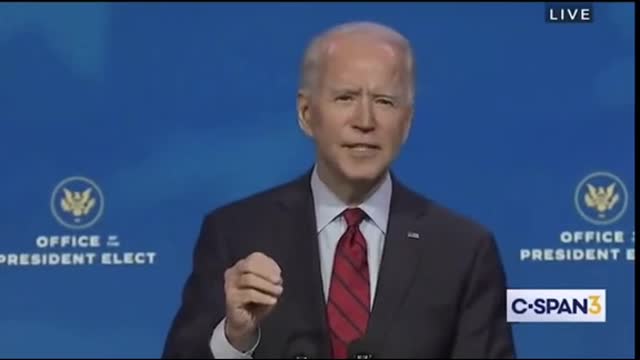 Biden Big Statement 100 Days We Can Change “Life In America ”