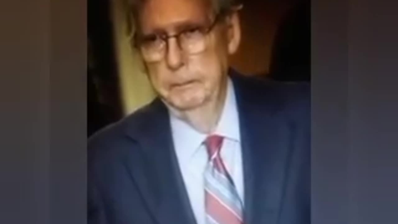 DEMON STARES AT SENATOR CHUCK GRASSLEY FOR 15 MINUTES WITH NARY A BLINK, BITCH MCCONNELL FREEZES