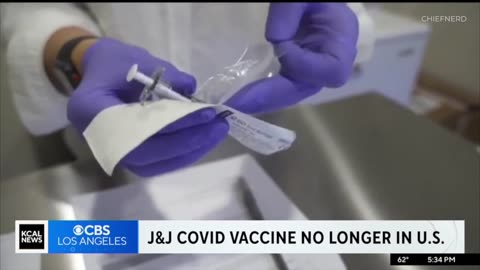 NEW – CDC Officials Say the J&J COVID-19 Vaccine Is No Longer Available in U.S.