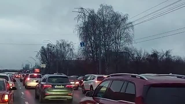 Air Raid Sirens In Kiev Ukraine Early Morning - February 24th 2022