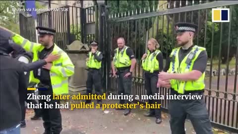 China recalls 6 consulate officials from UK over Manchester protester incident