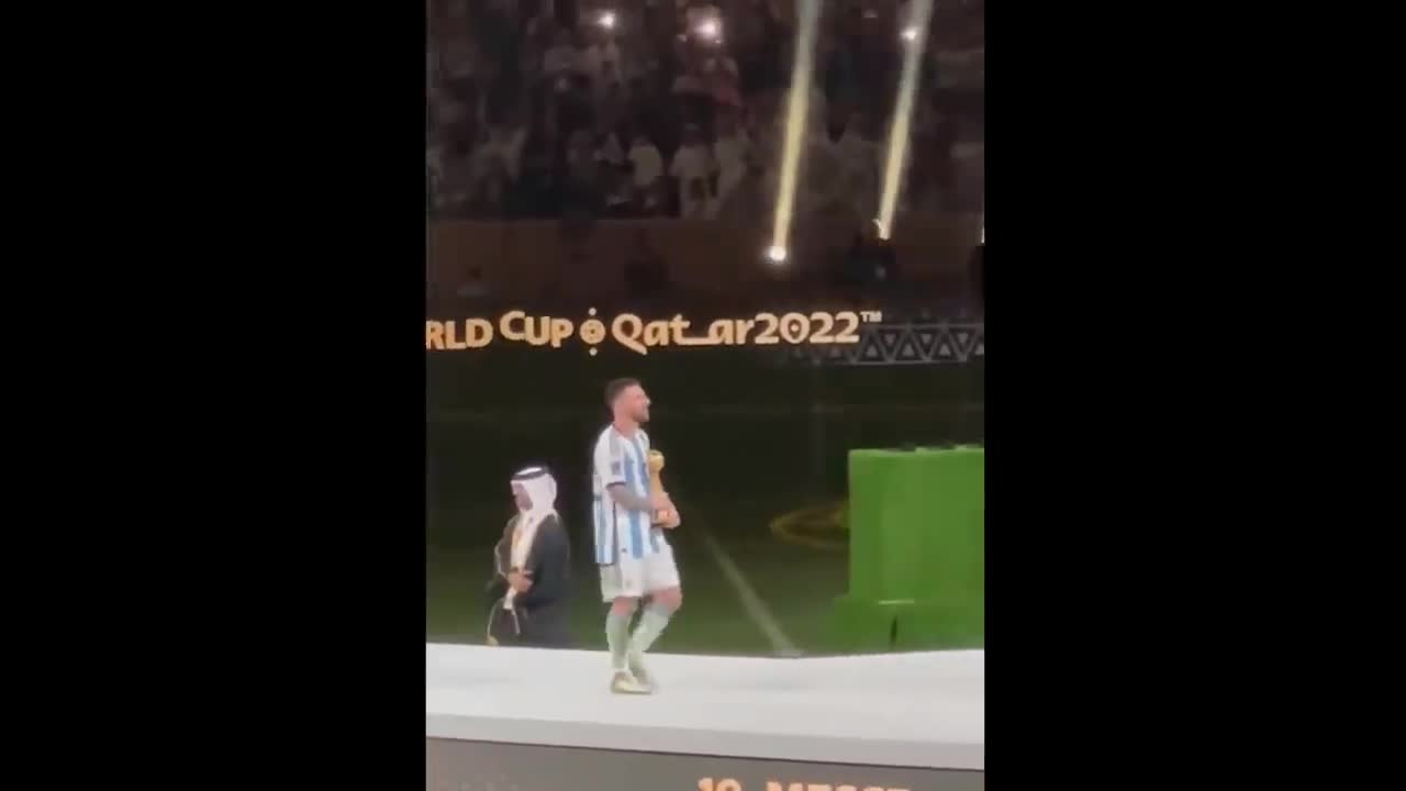 Lionel Messi and Mbappe taunts each other during World cup Final