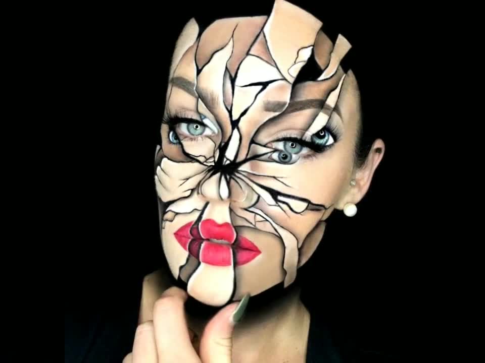 Creative makeup. Ideas. Part 2