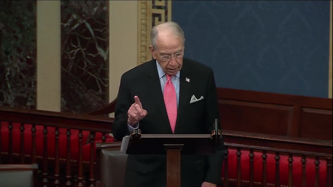 Sen. Grassley Remarks: FBI agent Tim Thibault & media's misreporting on Hunter Biden investigation