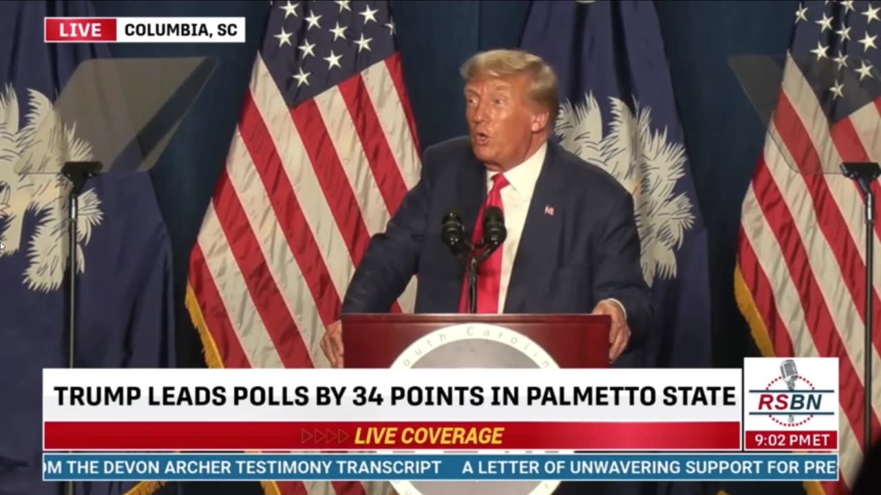 FULL SPEECH President Donald J. Trump Speaks at South Carolina GOP Dinner 8.5.2023