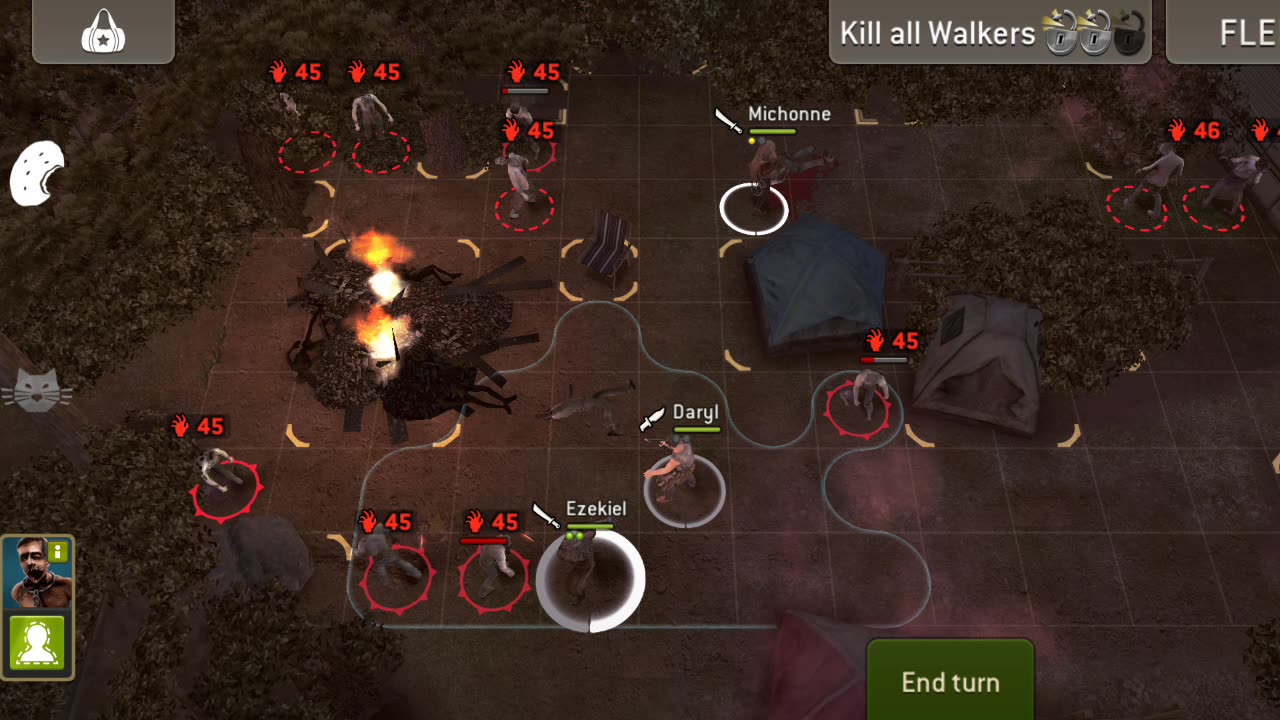 The Walking Dead No Man's Land Campsite Round 45