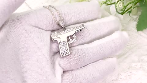 Messi Jewelry 925 Silver Iced Out cz stone Pendant Hip-Hop chain Necklace Moissante Pendant