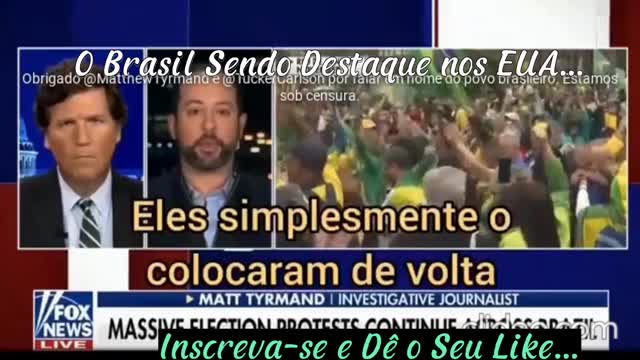 O Brasil Sendo Destaque nos EUA...