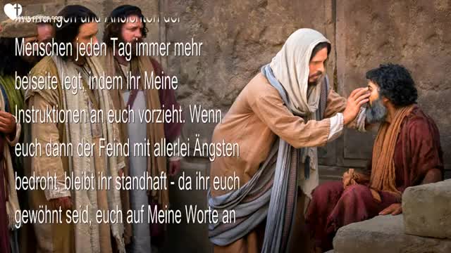 Vertrau Mir allein... Lege die Meinungen der Menschen beiseite ❤️ Liebesbrief von Jesus Christus