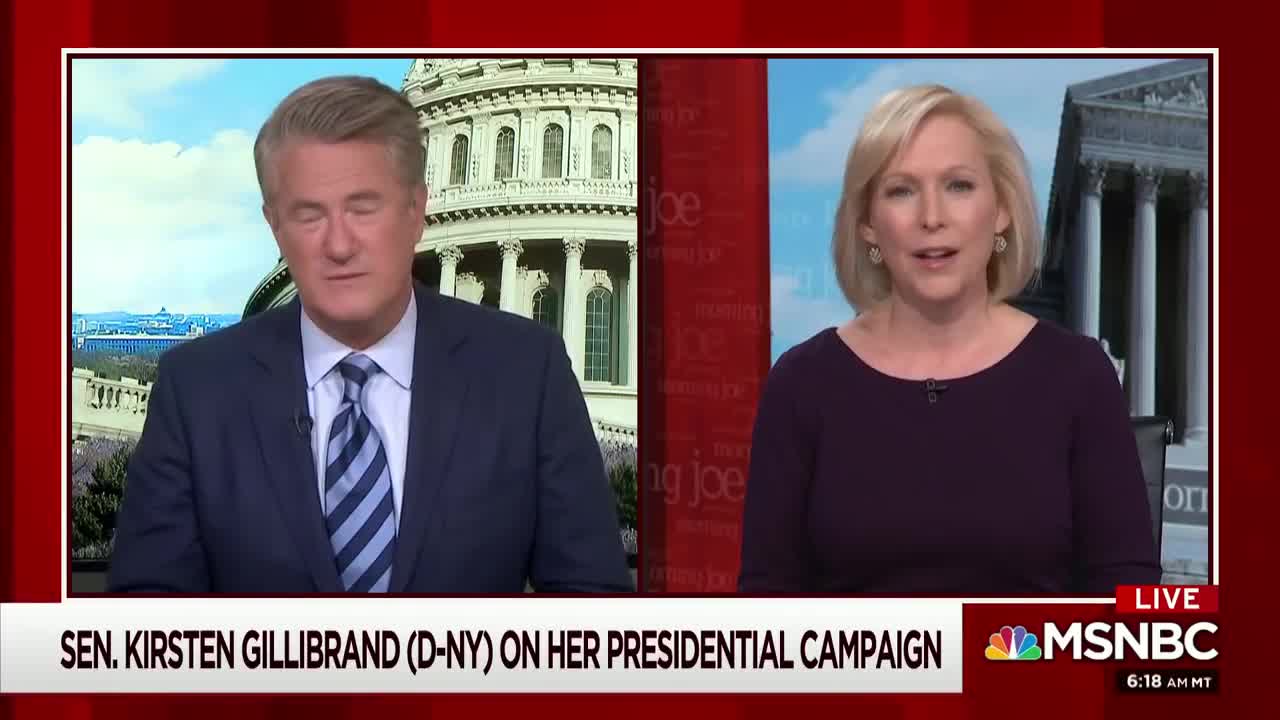 Kirsten Gillibrand describes characteristics needed in a President