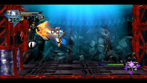 3D Megaman X6 - (Infinity Mijinion Stage) X vs High Max