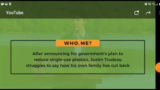 Trudeau can't answer the easiest question on plastic...