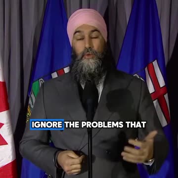 Jagmeet Singh Goes After Danielle Smith on Tucker Being In Canada