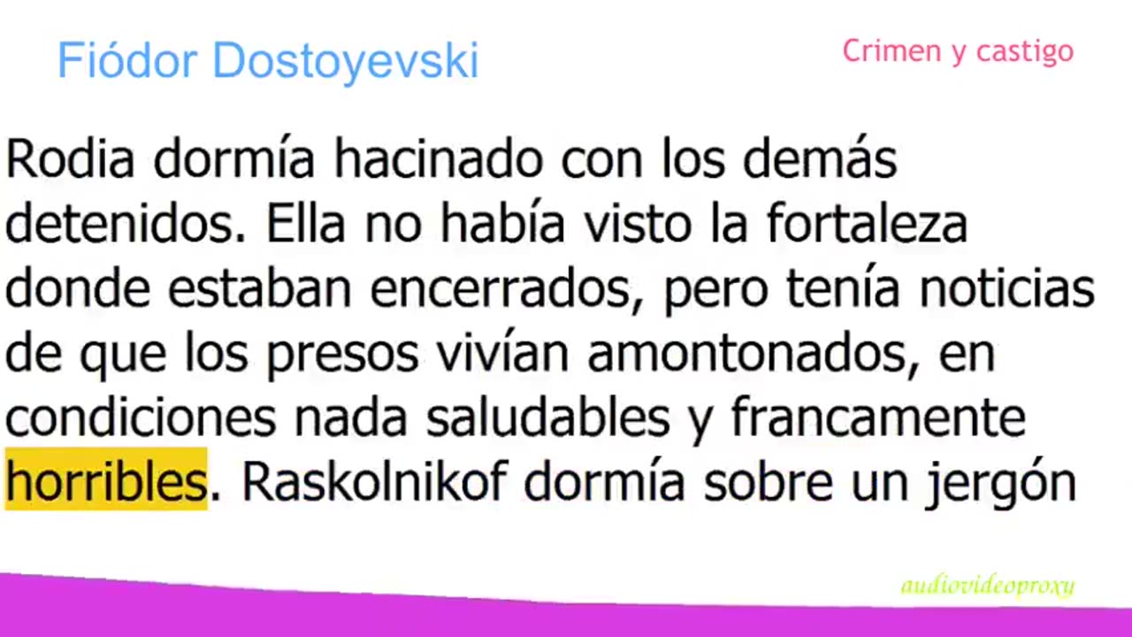 Fiódor Dostoyevski - Crimen y castigo 6/6