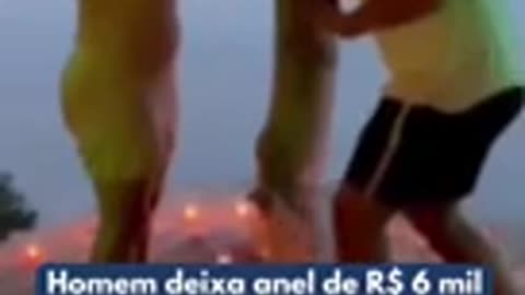 man drops 6,000 ring into the lake