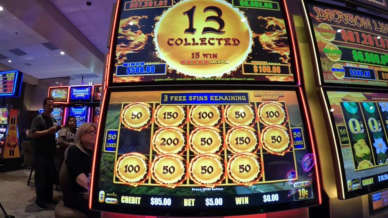 Dragon Link Slot Machine Play With Low Roller Bonuses Free Games Jackpots!