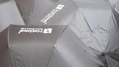 Umbrella screen printing for hujj