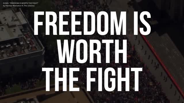 Freedom is not free and it's worth fighting for!