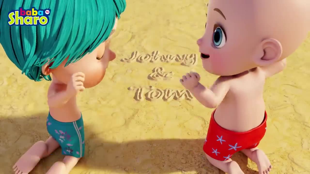 Beach Song _ BabaSharo TV _ Nursery Rhymes & Kids Songs