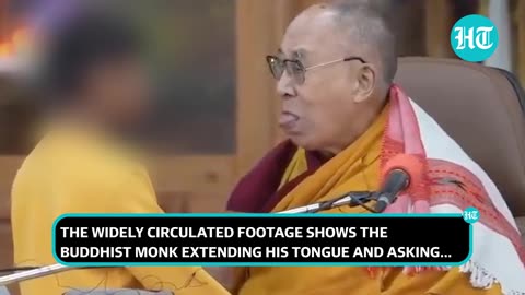 'Suck My Tongue': Dalai Lama sparks fury after child kissing video goes viral | Watch