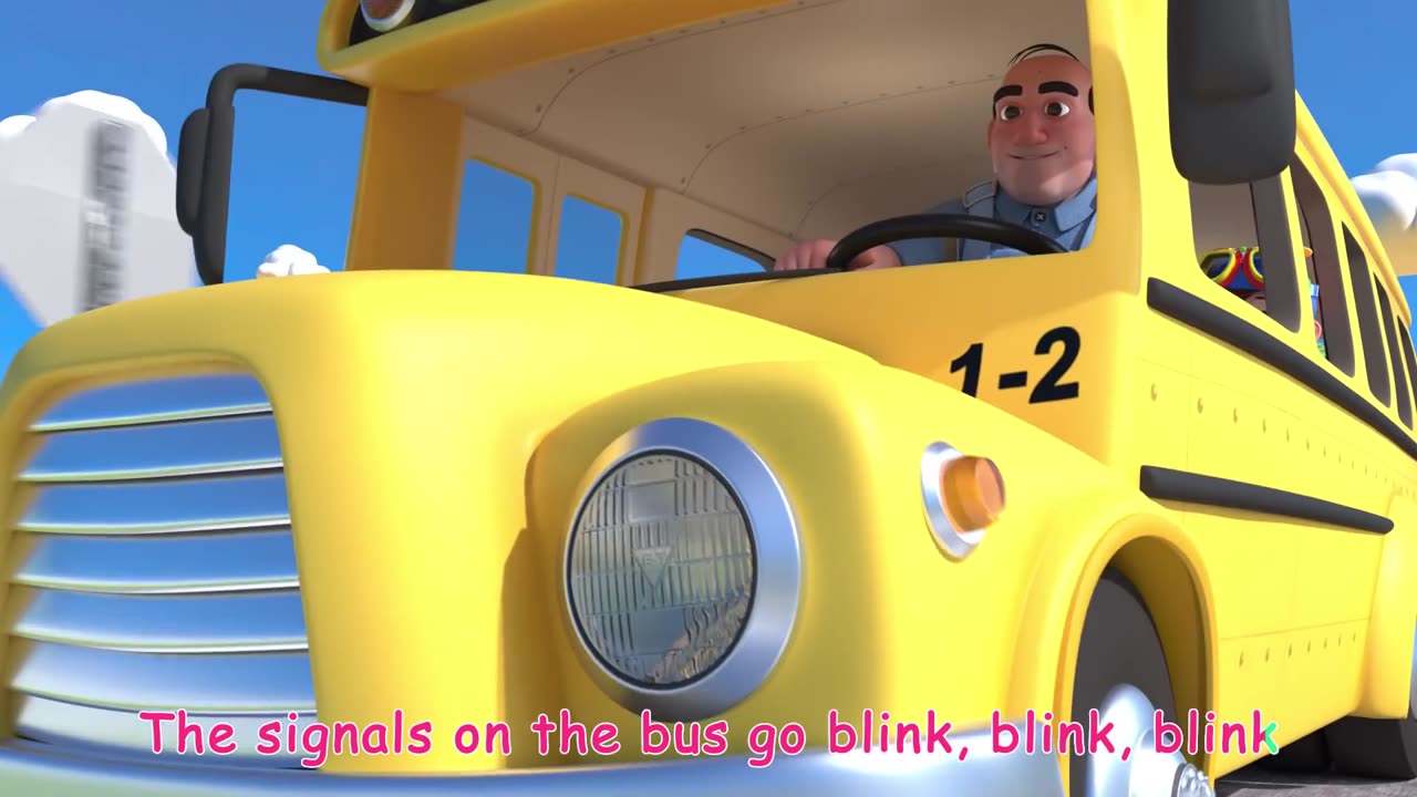 The Wheels On The Bus Go Round And Round Nursery Rhymes