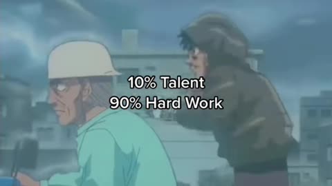 10% Talent 90% Hardwork