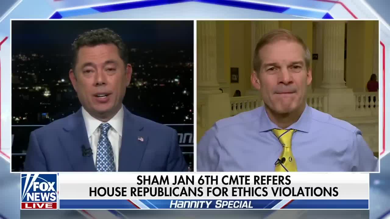 The Jan. 6 committee’s sole focus was to go after Trump: Rep. Jim Jordan