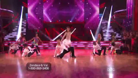 Zendaya & Valentin Chmerkovskiy - Freestyle - Dancing With the Stars 2013 - Week 10