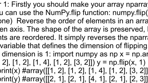 how to change coordinates x and y in numpy