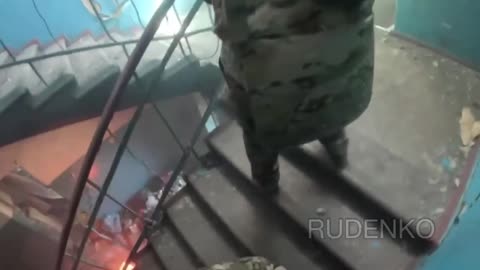 Combat in building - Bahkmut