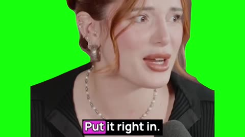 “Put It Right in Chanel” Bella Thorne | Green Screen