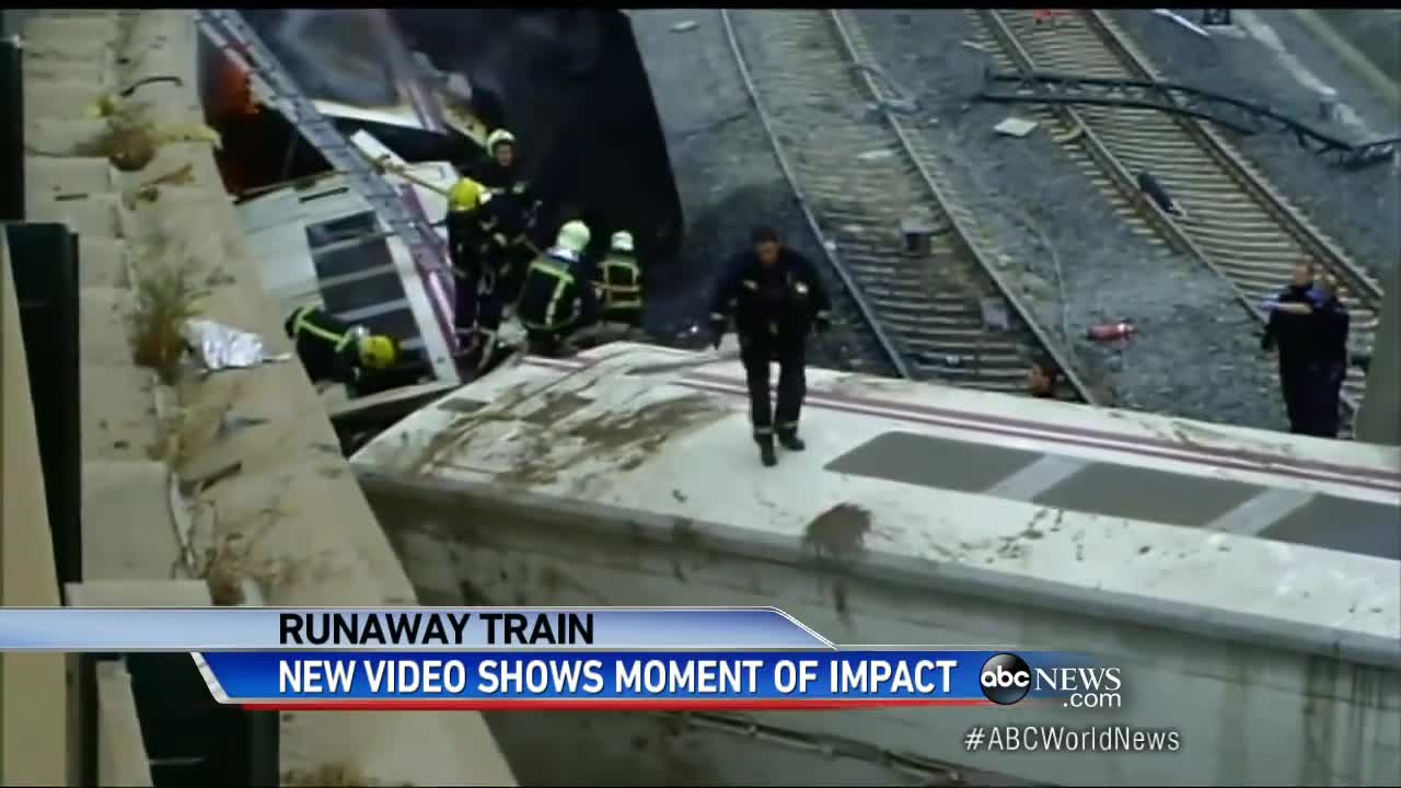 Caught on Tape: Deadly Train Crash in Spain