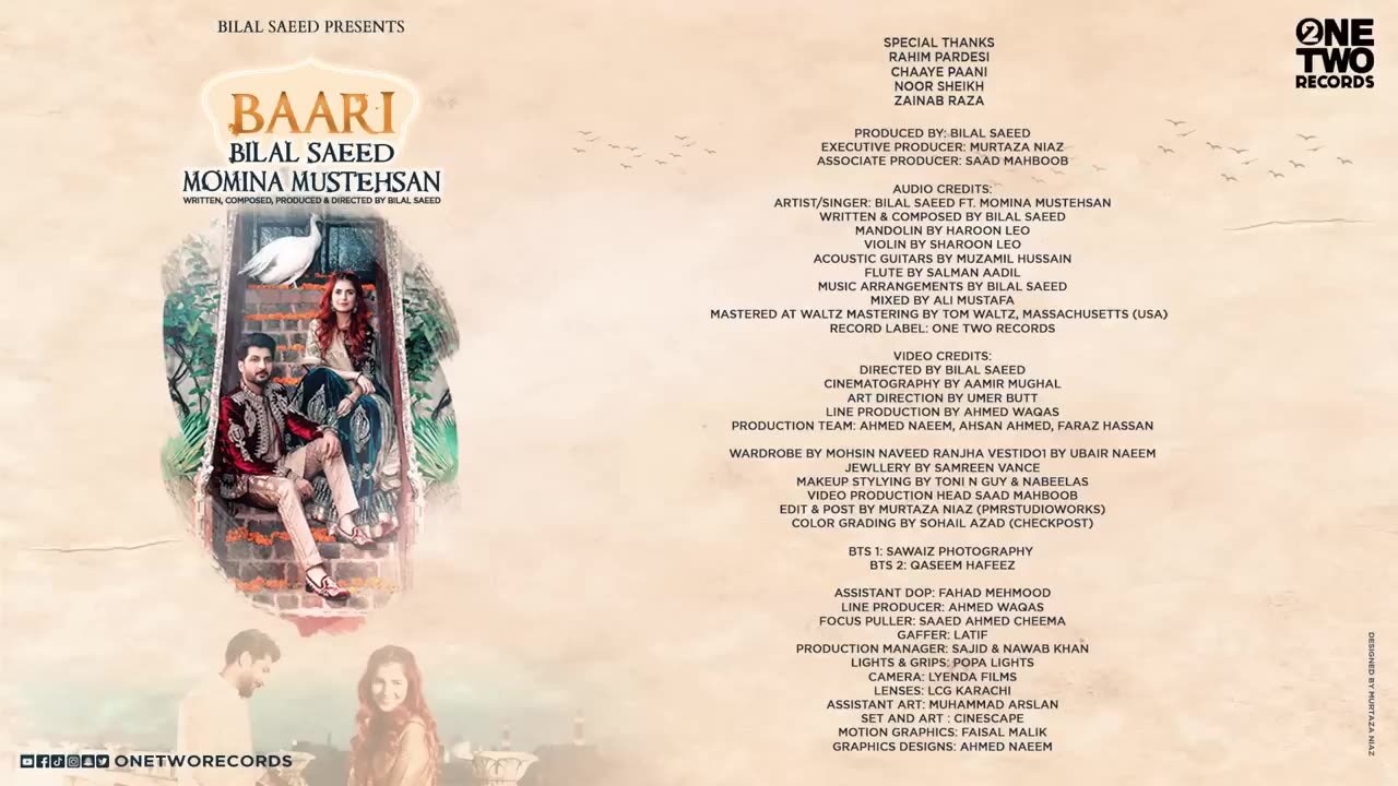 Baari by Bilal Saeed and Momina Mustehsan | Official Music Video