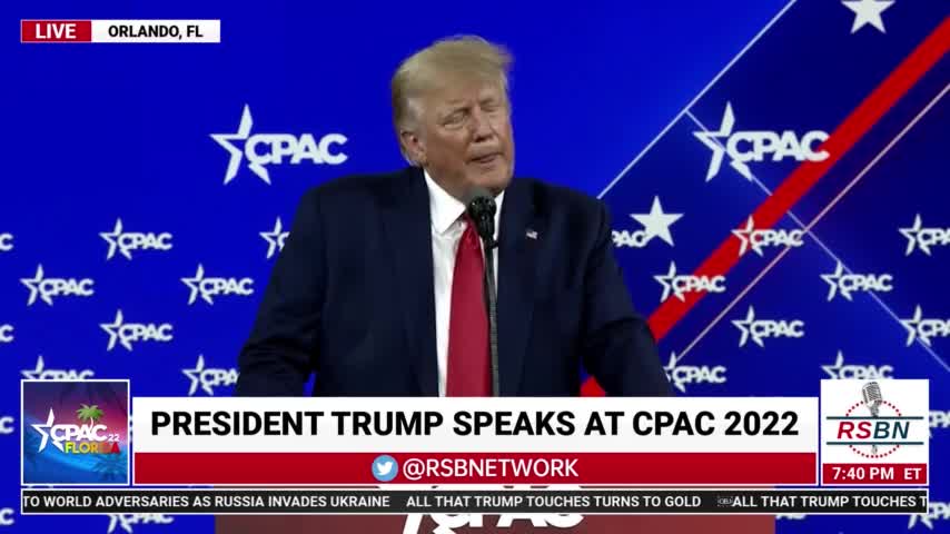 President Trump delivers 2022 State of the Union addresson CPAC 2022 #TrumpWon #CPAC2022 (Full Speech)