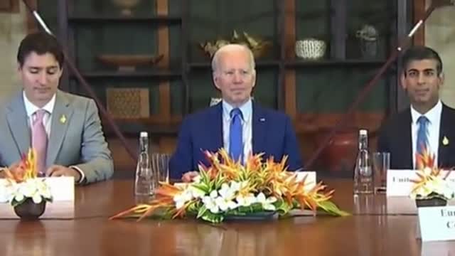 Biden says NO！！！Asked by reporters about the Polish missile incident at an emergency meeting