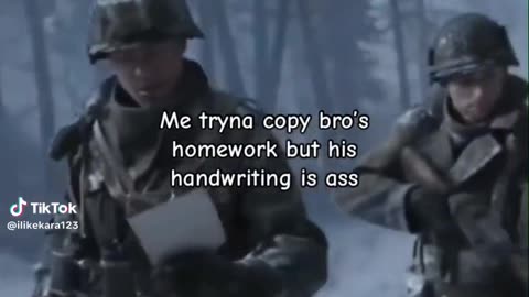 Me trying to copy bro's homework but his handwriting is ass