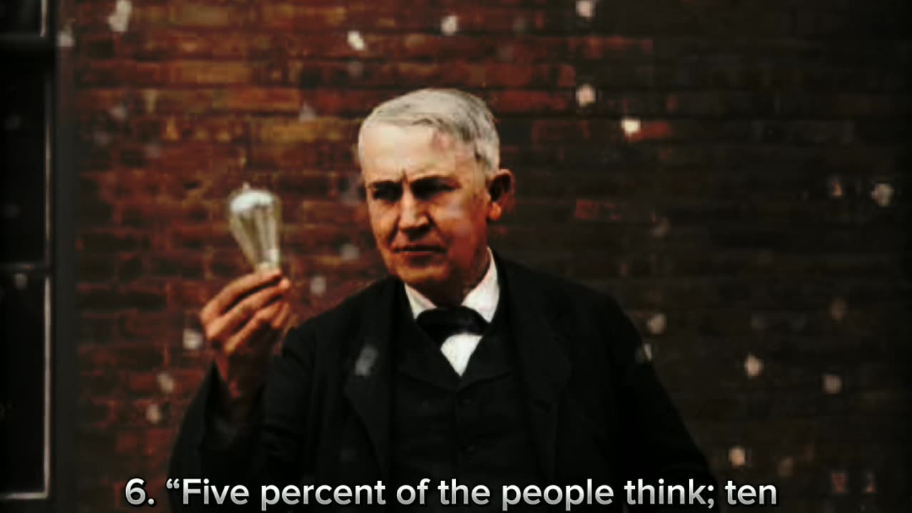 10 Thomas Edison's Quotes.