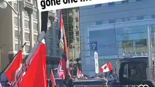 Singing Happy Birthday to young man who died from the vaccine at the Ottawa convoy protest