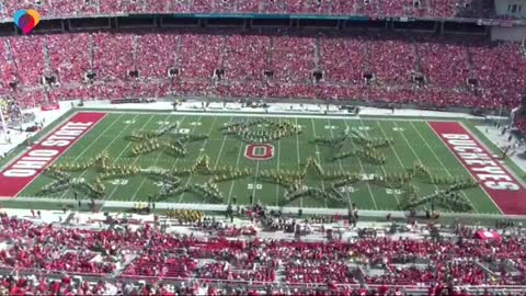 This Ohio marching band put on a mesmerizing halftime show....