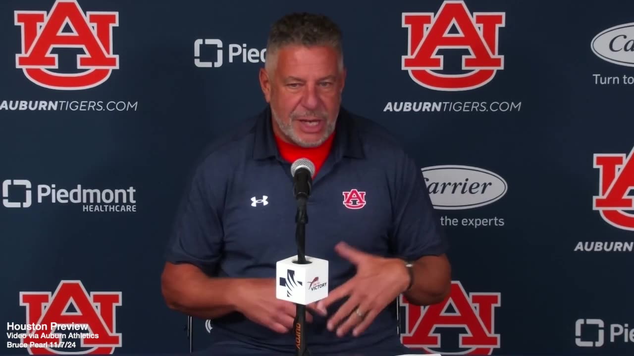 Bruce Pearl Previews Auburn Basketball vs Houston