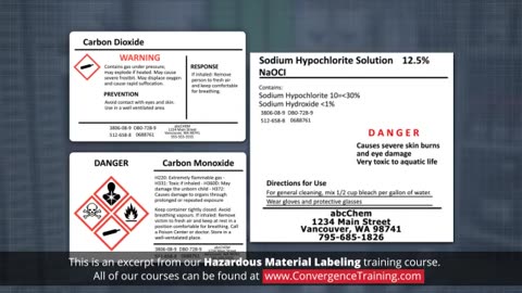 Hazardous Material Labeling